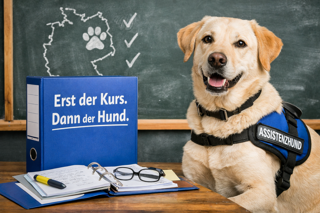 Erst der Kurs, dann der Hund